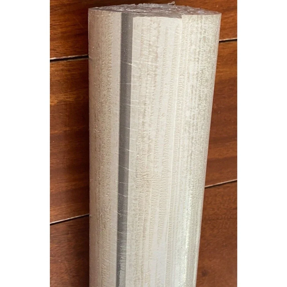 MAGNOLIA HOME Joanna Gaines Prepasted Wallpaper 56 sq ft Shiplap Warm Gray Cream